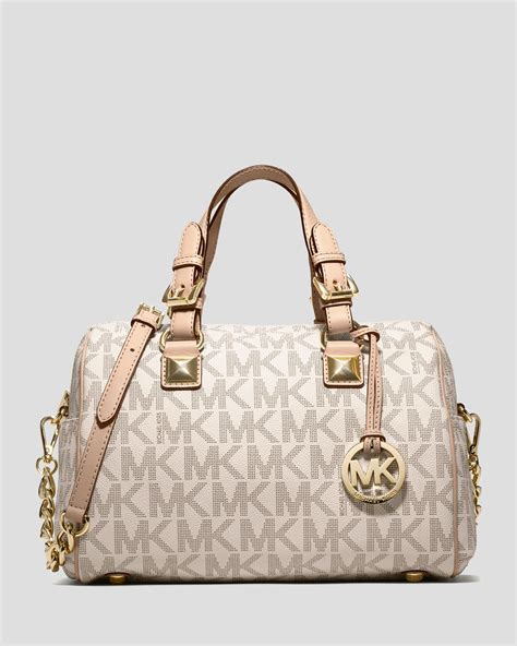 michael kors grayson studded medium chain satchel|michael kors medium satchel bag.